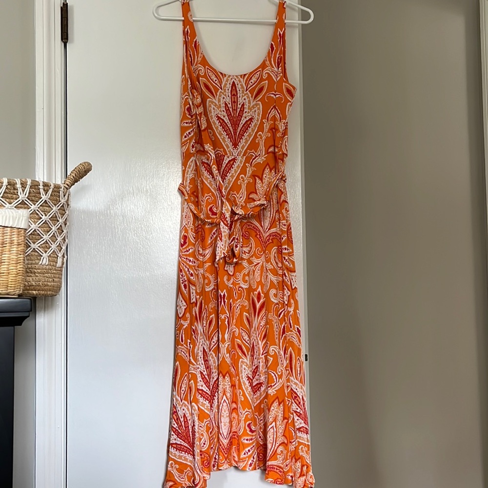 Paisley Tie Dress
